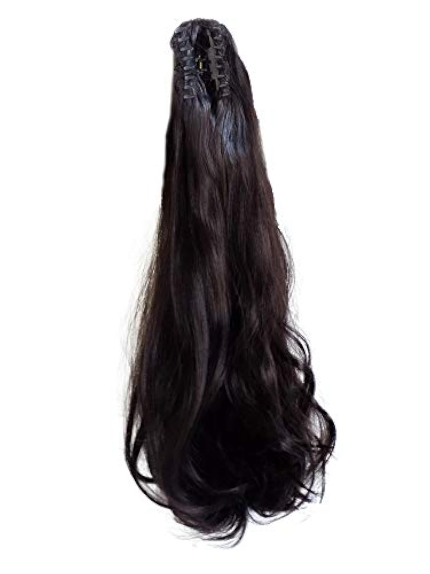 Black Clutcher Ponytail Extension for Daily Use