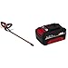 Einhell GH-CH 18 Li- Recortasetos inalámbrico 18V (longitud de corte: 460mm, longitud de la hoja: 520mm + 4511396 Power X-Change Batería de repuesto, 18 V, 4.0 Ah
