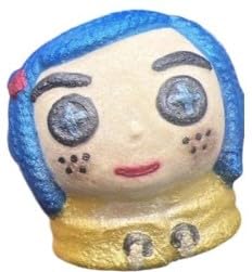 Button Eye Girl Bathbomb, Cora Bath Bomb, Raincoat Bath Bomb, Blue Hair Girl Bath Bomb, Raincoat Girl Bath Bomb, Vegan Friendly Bath Bomb