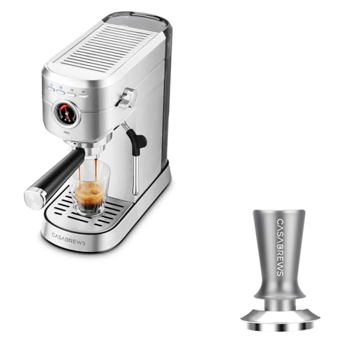 Image of CASABREWS 5418 PRO Espresso Machine with 51mm Espresso Tamper