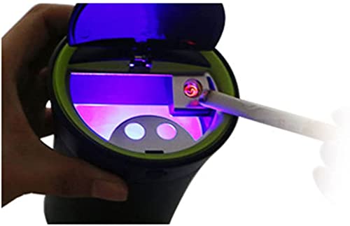 Cendrier portable silicone Cendray contre les cendres volantes avec couvercle étanche - 3