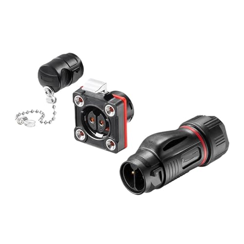 Conector industrial BD-20 de 2 pines en plastico formal para maquinaria CNC 2