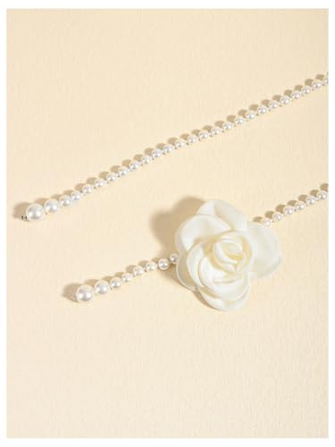 Women's 3D Floral Waist Belts Adjustable Dress Belt2