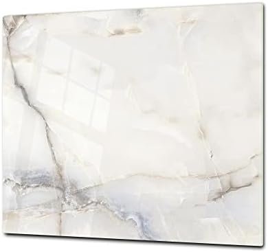 DarHaus Tabla De Cortar Decorativa De Cristal Templado Y Cubre Vitro, Placa Protectora De Vitrocerámica 100 X 52 Cm 2 Piezas, Para Inducción