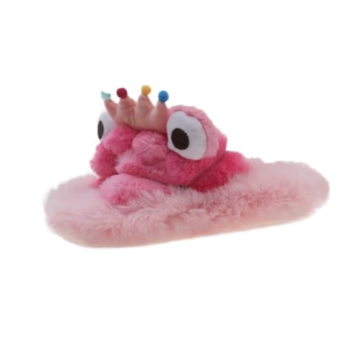 ZQW Funny Cartoon Fuzzy Slippers – Super Comfy & Cute, the Perfect Cozy Shoes for Lounging or Snapping Cute Pics at Home