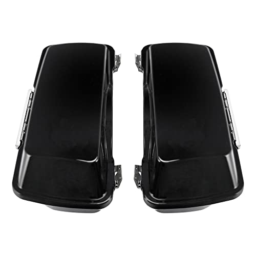 Alforjas rígidas para motos TCMT Negra mate miniatura 6