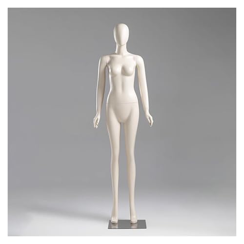 asdchZen Maniquí De Cuerpo Entero para Mujer, Ligero Y De Plástico, Ideal para Tiendas Online, Decoración De Halloween Y Exhibiciones De Moda. Modelo Sin Rostro, Unicolor, Estilo B.