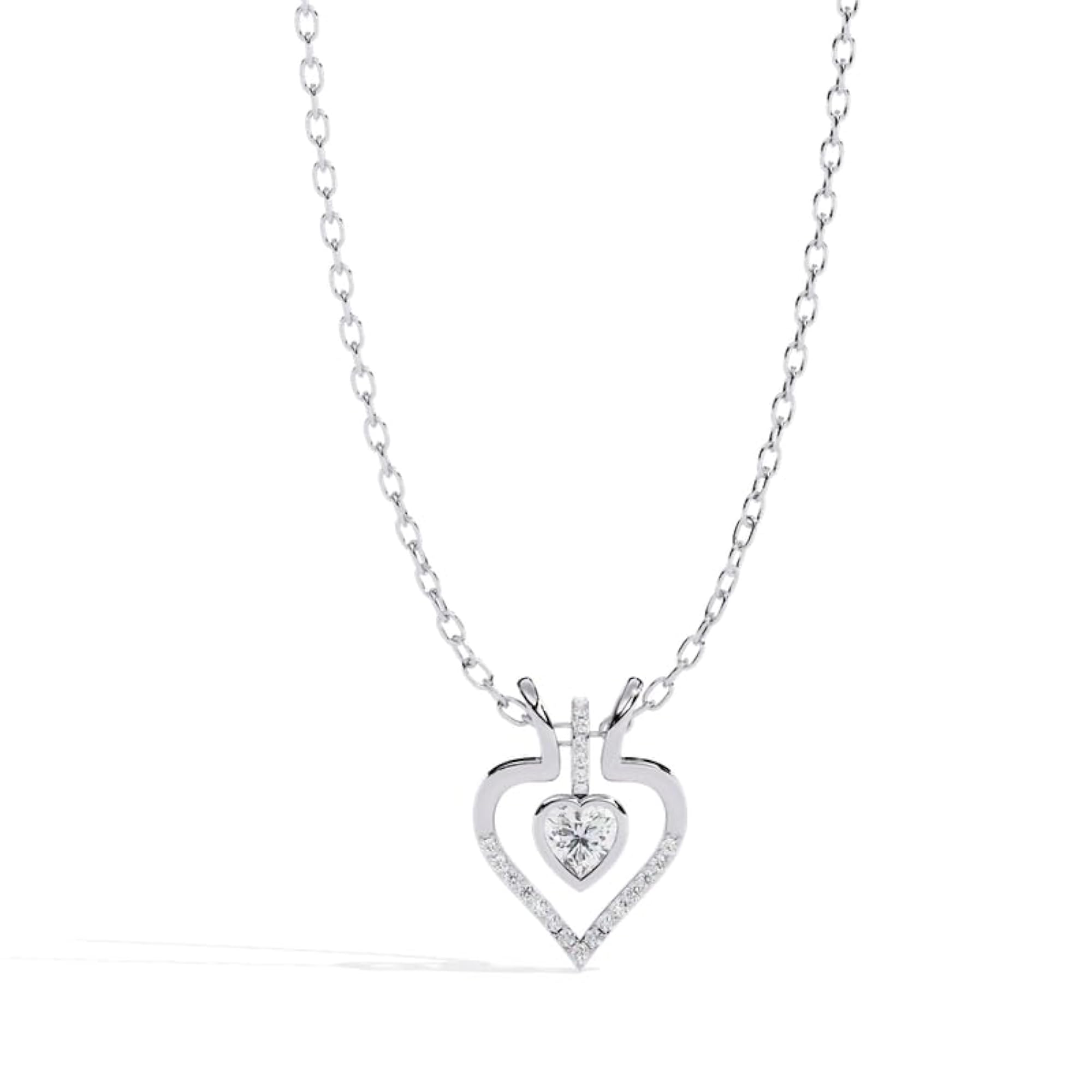 Women's 925 Sterling Silver Necklace, Pure Hallmarked Silver