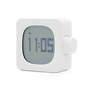 BSFYUK Luce Notturna,Digital Alarm Clock Bedside Clocks Function Date Temperature Display Travel Kitchen Bedroom Sveglia Bambini Doppi Allarmi Luce Notturna Lampada Comodino paralumi Lampada,Bianca