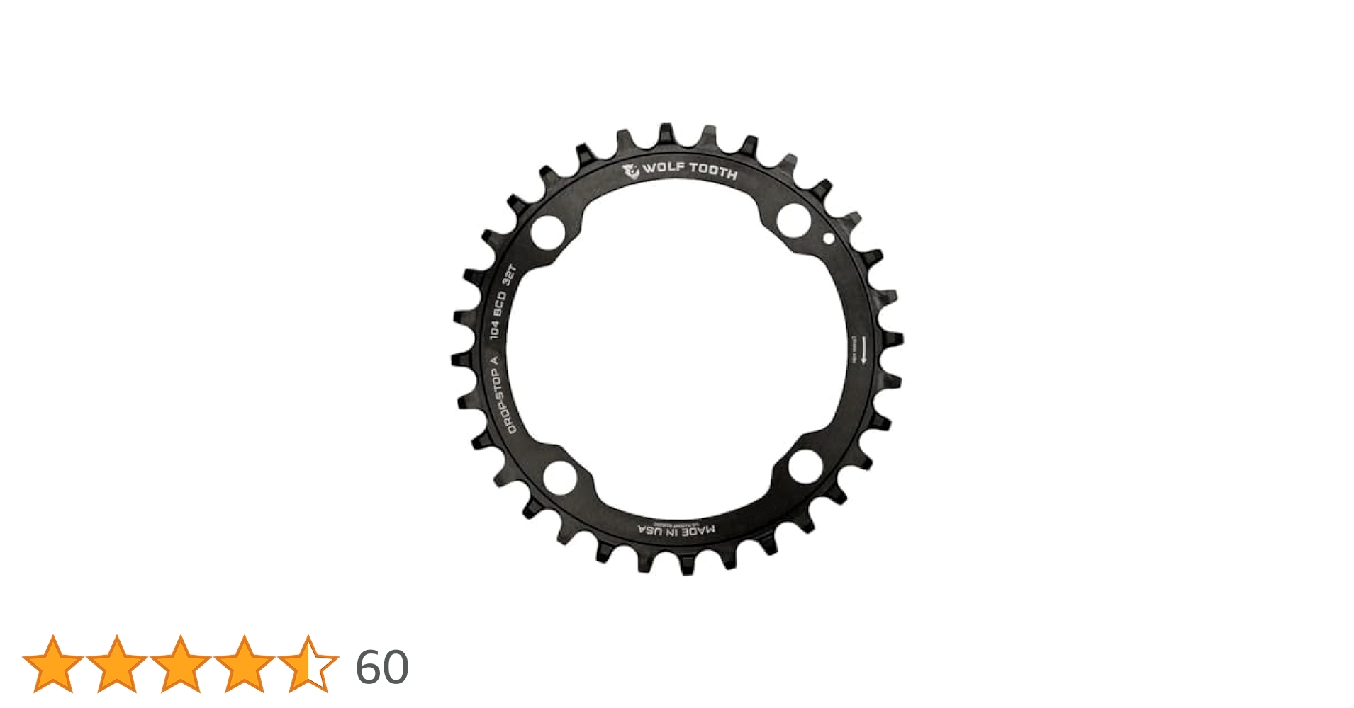 WOLF TOOTH チェーンリング 110 BCD 34T 110 BCD Gravel / CX / Road Chainrings – Wolf Tooth Components