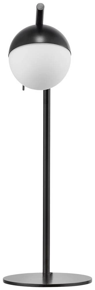 Nordlux Contina Indoor Table Lamp Black Metal G9 Hand Blown Glass - Living Room, Bedroom, Bedside Mains Powered, IP20