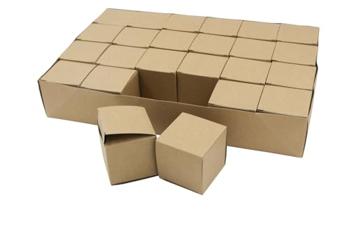 MegaCrea DIY - Caja de papel kraft para calendario de adviento en bandeja 38 c