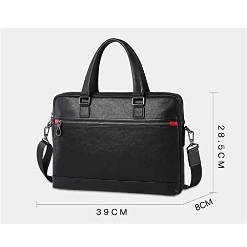 Men's Handbag Leather Business Casual Layer Cowhide Cross Briefcase Men2