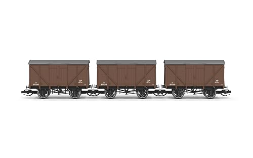 Wagon Hornby TT:120 TT6044 BR Fourgon ventilé lot de 3 sans déraillement