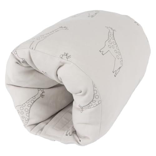 LaLoona Stillhilfe & Reisestillkissen | Kleines Mini Stillkissen für unterwegs weiche Armauflage zum Stillen & Füttern | Oeko-TEX Standard 100 Bezug: abnehmbar & waschbar - Beige