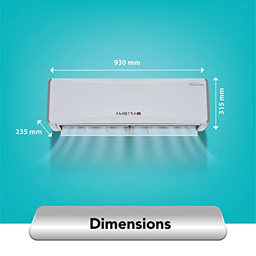 Image of Amstrad 1.5 Ton 3 Star Inverter Split AC (Copper, 2021 Model, AM20I3E, White)