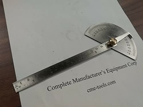 Transportador de ángulo 0-180° con tuerca de latón miniatura 3