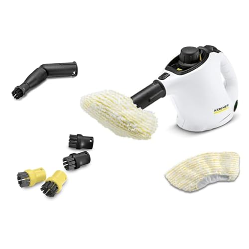ケルヒャー(Karcher)【消耗品充実セット】 SC 1 MINI & スチームターボブラシブラシ4個組(黒2個 黄2個)