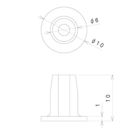Amazon.co.jp: テクノベインズ ねじ穴塞ぎ用キャップ （5.5Φ～5.8Φ丸穴