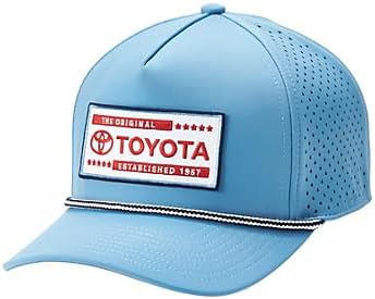 Toyota The Original Performance Cap, Sky Blue, Perforated Back Panels, Snapback Closure, (TO152700)