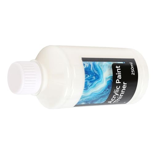 Diluyente de pintura acrílica y mejorador de flujo de 250ml para manualidades y bellas artes 3
