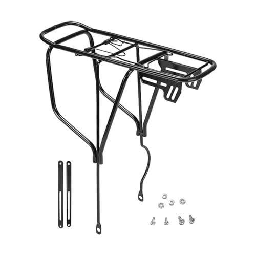QSTDGVPW Bicycle Carrier Rack Bike Pannier Frame Bicycle Luggage Rack Touring Carrier Frame for Delivery