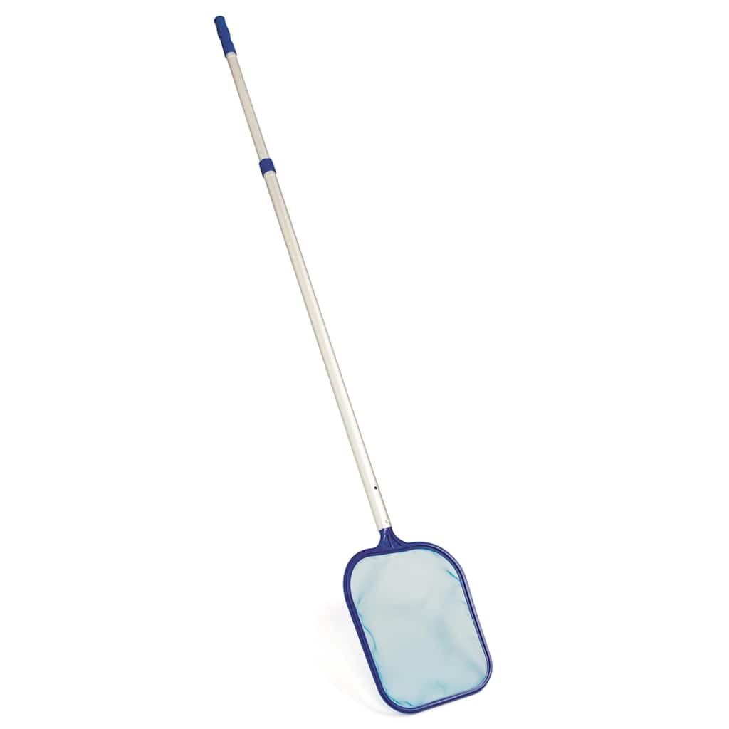 Flowclear Deluxe 58237 - Set di pulizia per piscina, con schiumatore per superfici, aspiratore a vuoto e retino, contenitore rimovibile per pompe filtranti a partire da 3028 l/h, per esterni