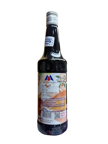 Image of Manama Ice Tea Lime and Peach Fruit Flavoured Syrups, Pack of 2, 750ML Each