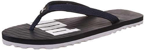 Image of Puma Unisex's Miami Valueline II DP Dark Denim and Puma White Flip Flops Thong Sandals - 11 UK /India (46 EU) (36136507)