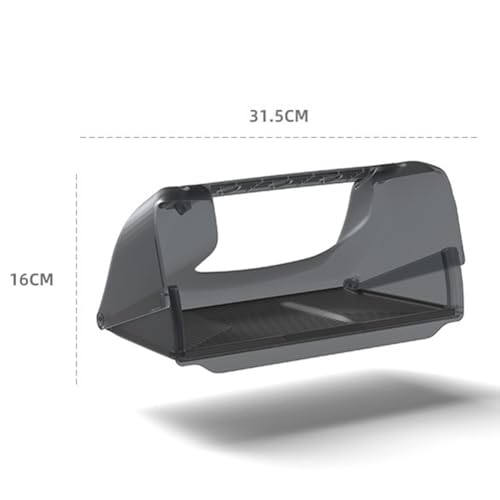 Boîte de rangement sous écran Tesla Model Y 2024 console compartiment ABS - 7