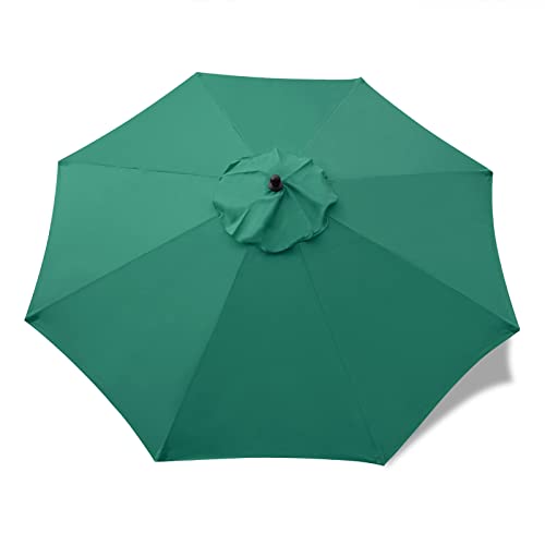 Sunnyglade 9ft Patio Umbrella Replacement Canopy Market Umbrella Top Outdoor Umbrella Canopy with 8 Ribs