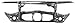 Garage-Pro Radiator Support for BMW 3-SERIES 99-06 Assembly Steel E46 Coupe/(Sedan/Wagon 99-05)