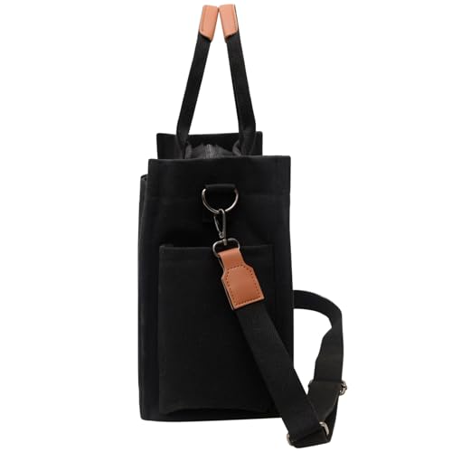 Canvas Messenger Bag Plain Casual Crossbody Bag Chic Shoulder Bag Laptop Bag Travel Daypacks3