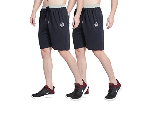 Image of OORA Men's Plus Sizes Cotton Shorts M to 5XL, 28 to 48 Inches Waistline