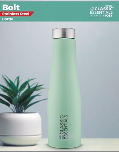 Image of CLASSIC ESSENTIALS Stainless Steel PURO Water Bottle 100% Leak Proof | Office Bottle | Gym Bottle | Hiking & Treking Bottle | Steel Water Bottle 1000 ml Bottle, Marine Green - (Set of 1)