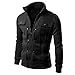 NP Hommes Coffee Collier Casual Outwear Slim revers Chaquetta Hombre