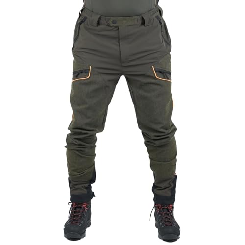 fratelliditalia.org Pantalone Caccia Spandex Antistrappo Anti Spino Elasticizzato Traspirante Estivo