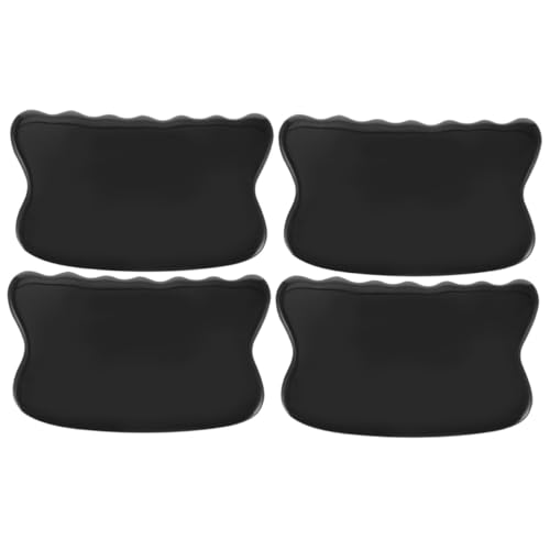 TOVINANNA 4pcs Buffalo Horn Gua Boards Natural Massage Tools for Skin Lifting Therapy Lightweight and Portable for Home Use