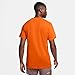 Nike Men's Dri-FIT Trail Running T-Shirt (US, Alpha, Medium, Regular, Regular, Campfire Orange)