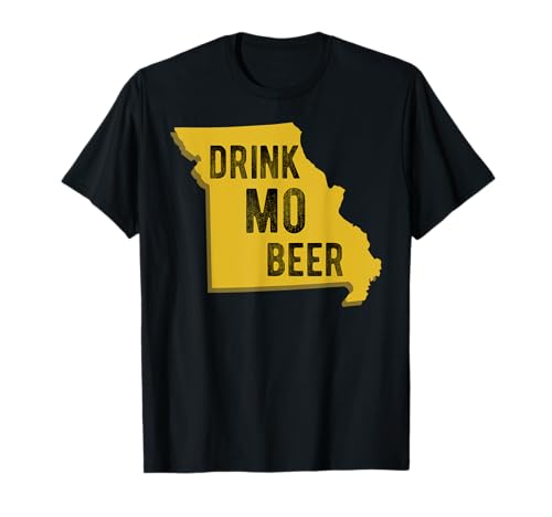 Drink MO Beer State Of Missouri St. Louis Kansas City T-Shirt