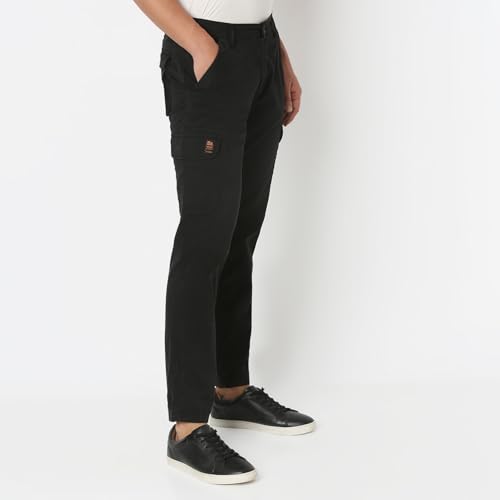 Image of Spykar Men's Regular Cargo Pants