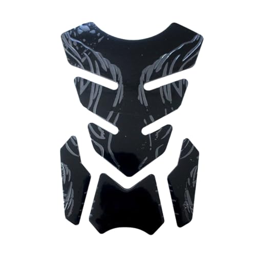 Tankpad Honda autocollant protège-réservoir moto motif arête de poisson 3D noir