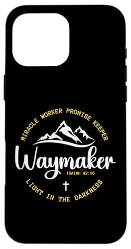 Promise Keeper Miracle Worker Waymaker Christian Mom Dad �X�}�z�P�[�X iPhone 16 Pro Max �p