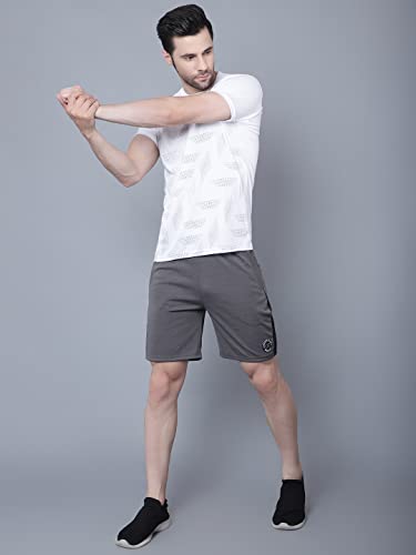 Image of John Ally Mens Gym Shorts Built with Durable Both Sider Zipper Pocket and Moisture Wicking Fabric for Workout, Yoga, Running and Lounge wear.