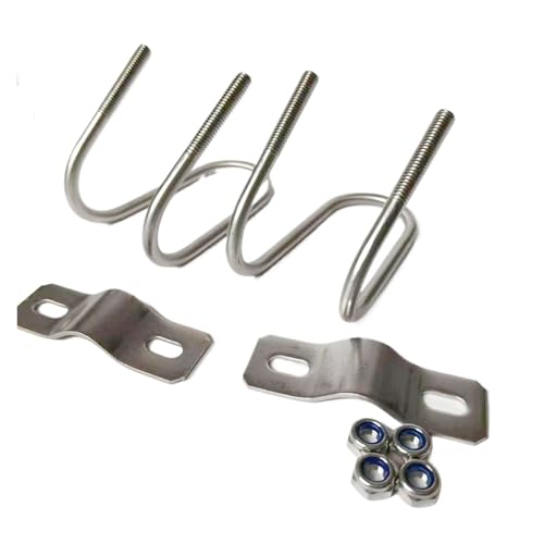 Collier de serrage en U anticorrosion en inox 304 pour support de tuyau rigide - 4