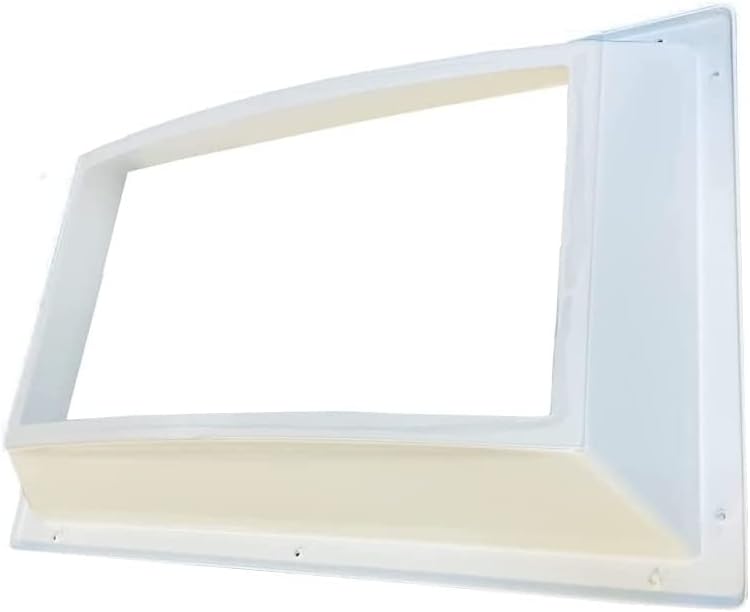 SCT RV Skylight Bundle - Clear Outer Dome 14" x 22", Flange 17" x 25" and Inner Dome with Window 14" x 22" + Dicor 501LSW-1 Lap Sealant