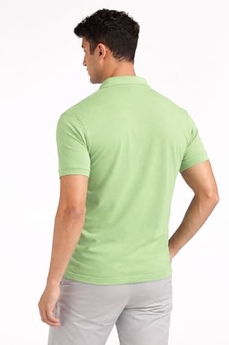 Image of Men's Plain Polo Neck T-Shirt | Comfortable | Stylish Casual & Smart Wear | Half Sleeve | Regular Fit