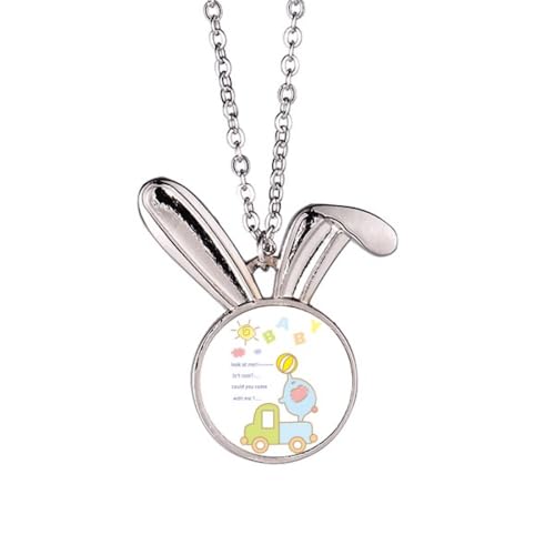 Collier pendentif lapin et éléphant le cadeau d'anniversaire parfait pour s'amuser