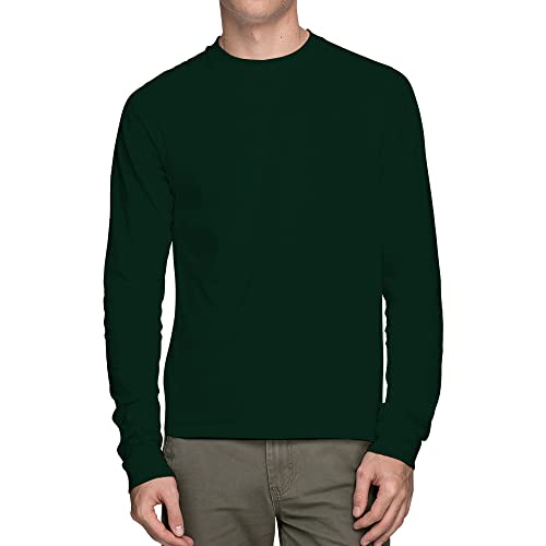 Camiseta Basic Lisa Manga Comprida - Polo Match (P, Verde)