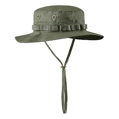 GLORYFIRE Boonie Hat Military Tactical Boonie Hats for Men Women Hunting Fishing Outdoor Green Cover
